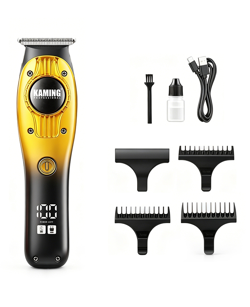 Kaming 1710 Professzionális Zero Gap digitális kijelzős Carving hajvágó