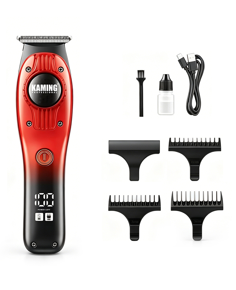 Kaming 1710 Professzionális Zero Gap digitális kijelzős Carving hajvágó