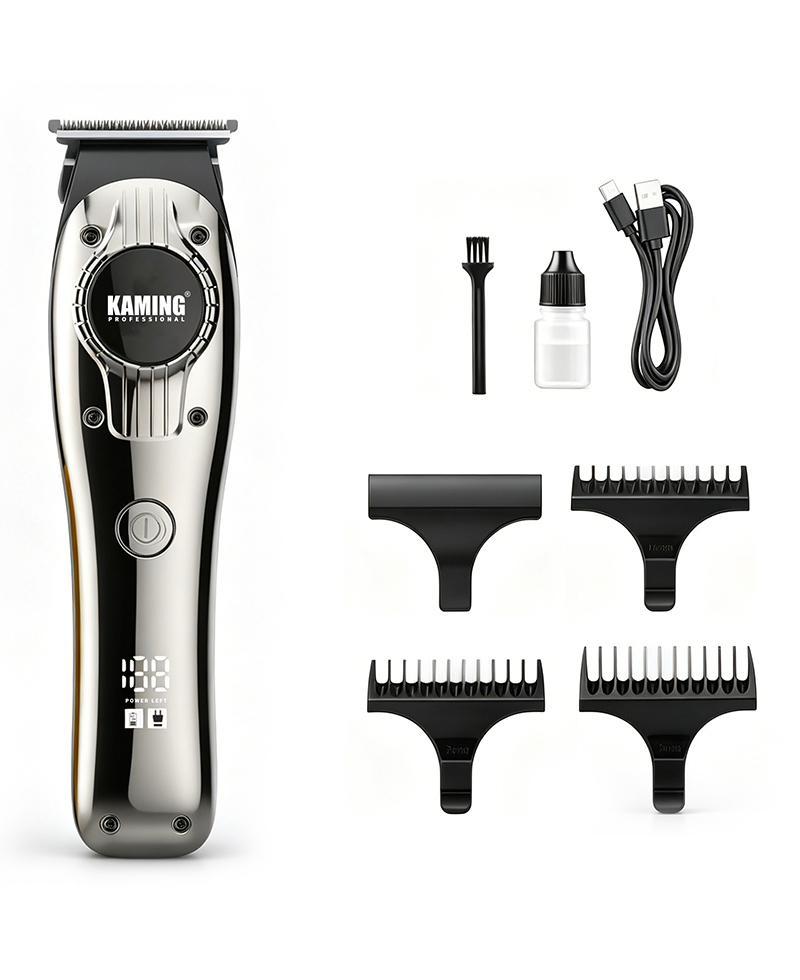 Kaming 1710 Professzionális Zero Gap digitális kijelzős Carving hajvágó